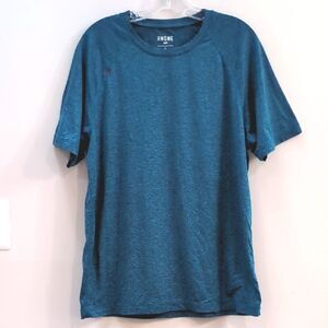 Rhone Reign Blue Short Sleeve Shirt Sz L